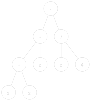 Parse-Baum der Formel f